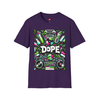 Purple Dope Graphic Cotton T-Shirt, Cool Unisex Hip Hop Tee for Music Lovers, 90s Casual Streetwear | US - Ohhh So Swag