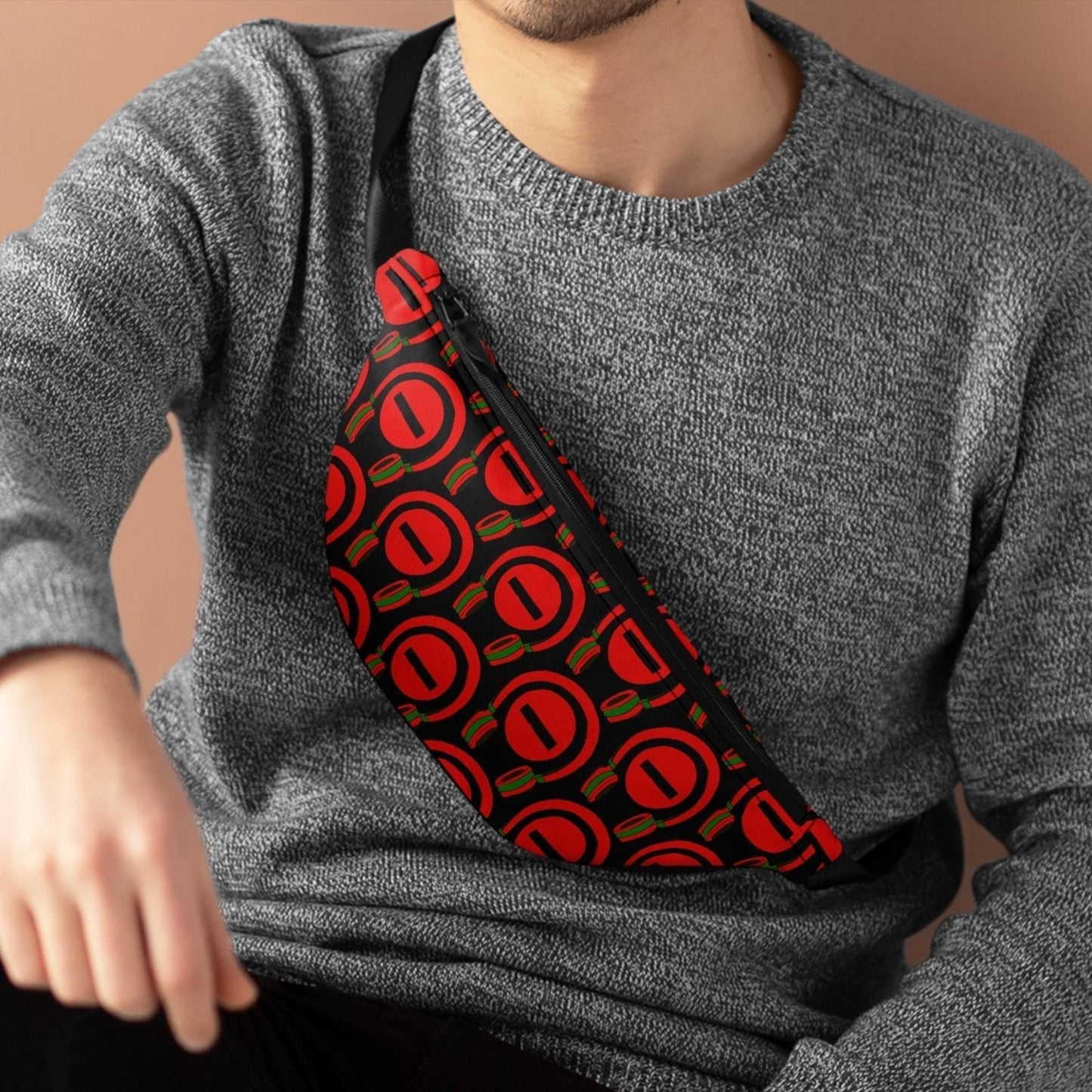 Black Fanny Pack for Music Lover – Do Not Disturb, I'm Vibing. | US - Ohhh So Swag