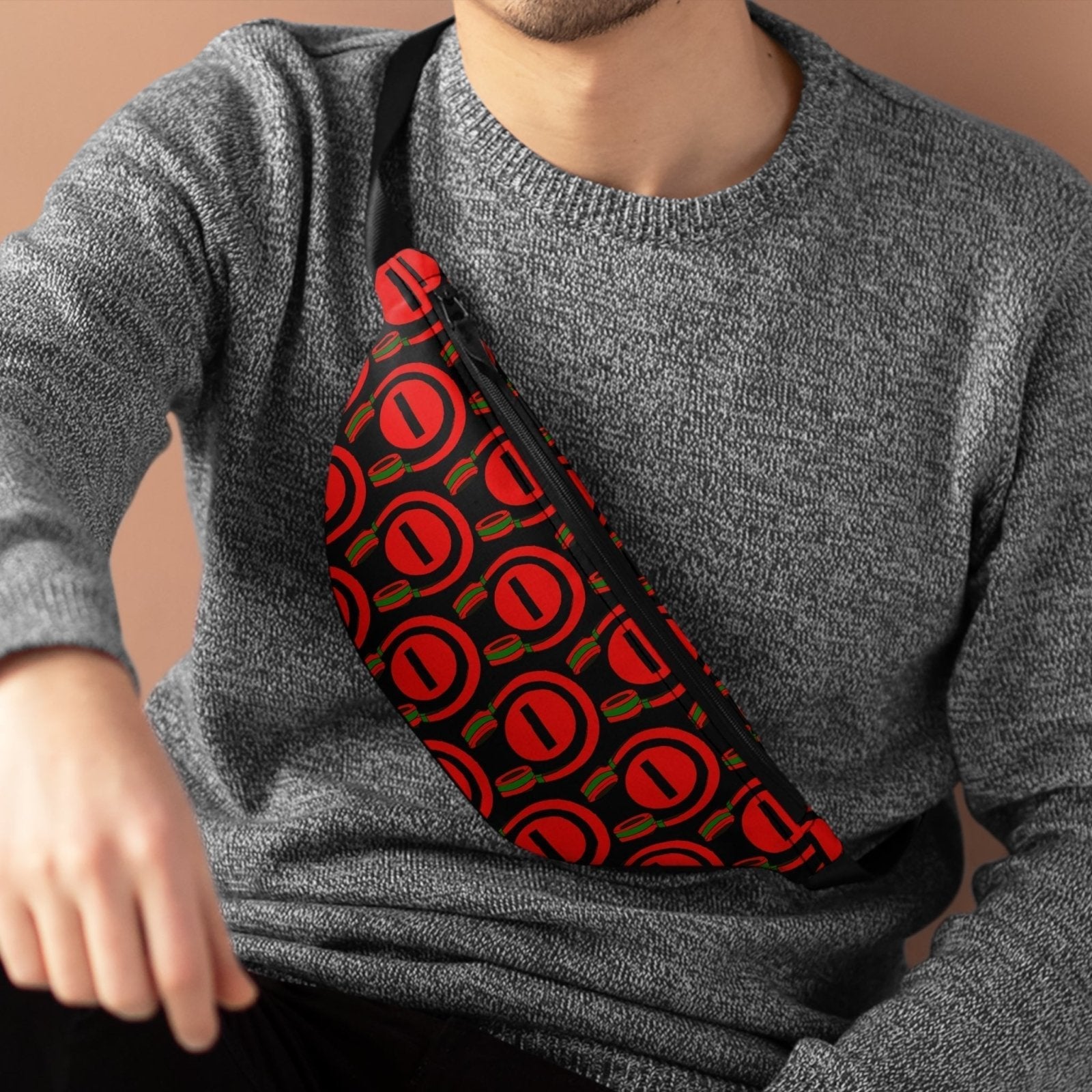 Black Fanny Pack for Music Lover – Do Not Disturb, I'm Vibing. | US - Ohhh So Swag