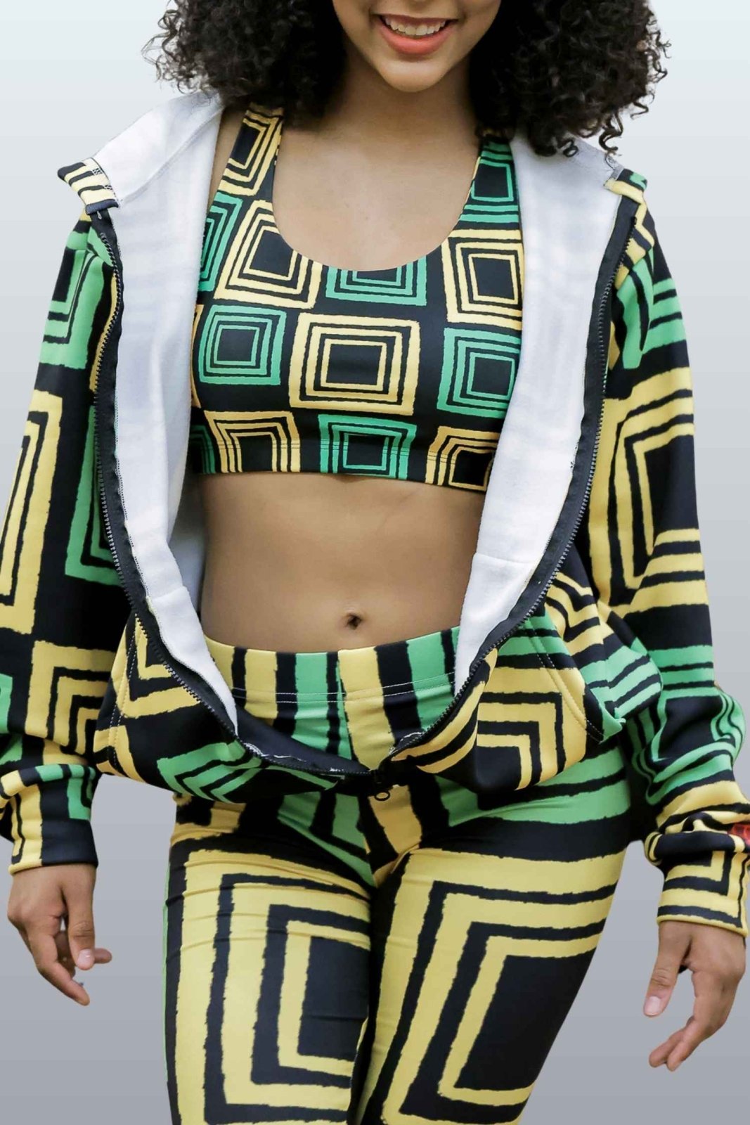 Full Zip Streetwear Hoodie, Jamaica Colors – J.A. Squared | US - Ohhh So Swag