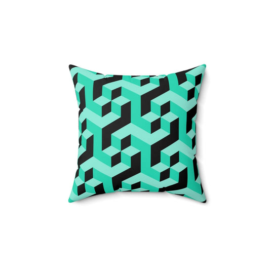 Geometric Turquoise Decorative Pillows for Bed, Sofa | US - Ohhh So Swag