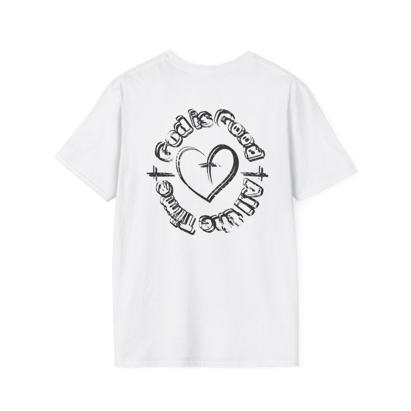 God is Good All the Time Unisex Faith Apparel, Distressed Graphic Tee for Men Woman, Casual Christian Soft Style Crewneck Tee | CA - Ohhh So Swag