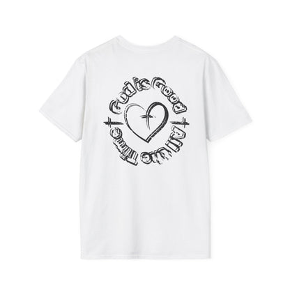 God is Good All the Time Unisex Faith Apparel, Distressed Graphic Tee for Men Woman, Casual Christian Soft Style Crewneck Tee | CA - Ohhh So Swag