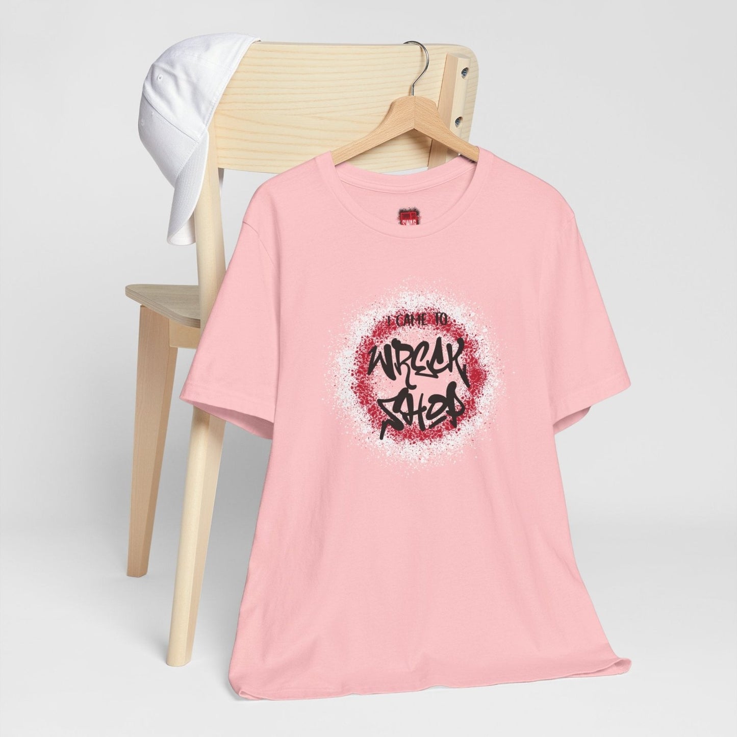 Graffiti Graphic Tee, Classic Soft Style – I Came to Wreck Shop | CA - Ohhh So Swag