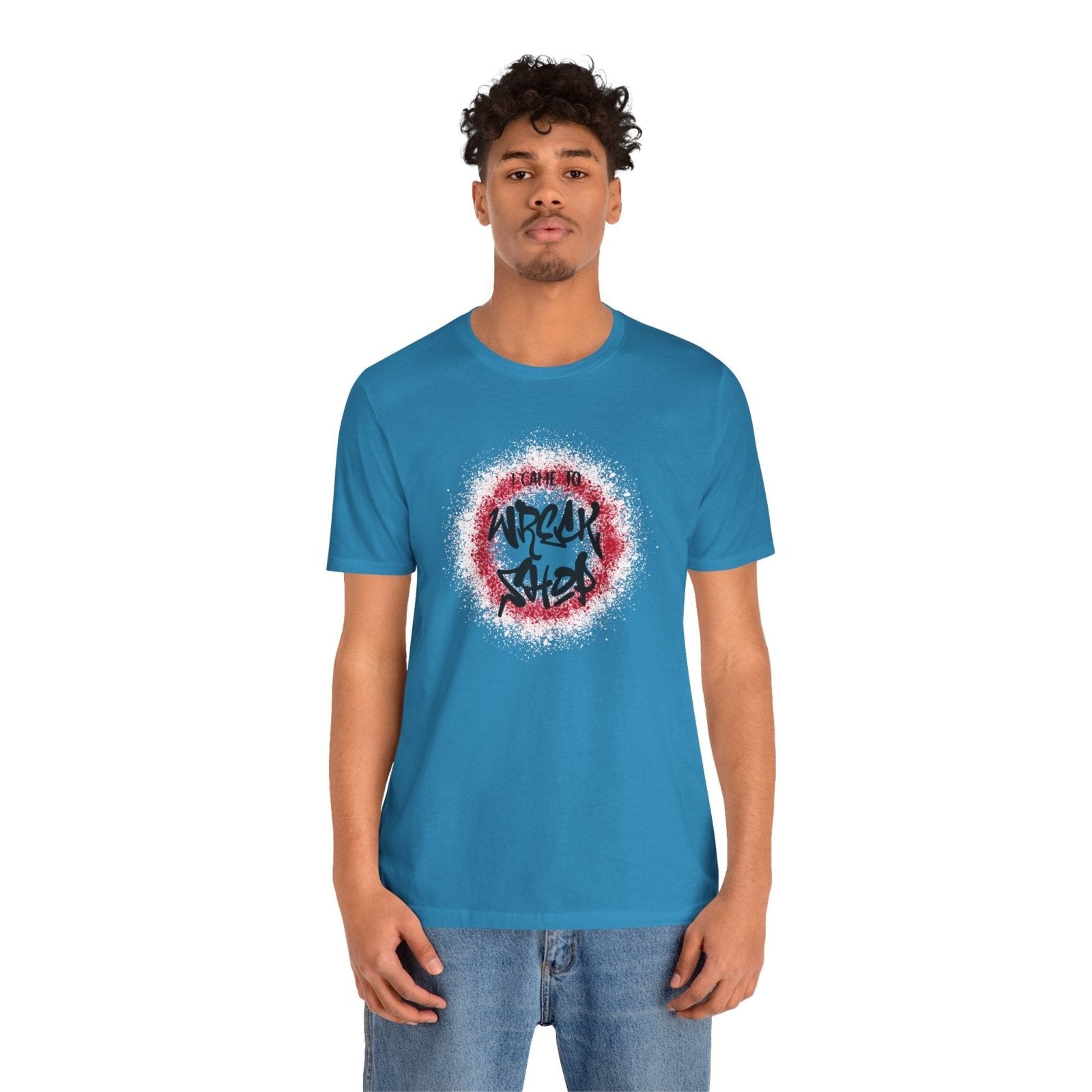 Graffiti Graphic Tee, Classic Soft Style – I Came to Wreck Shop | CA - Ohhh So Swag