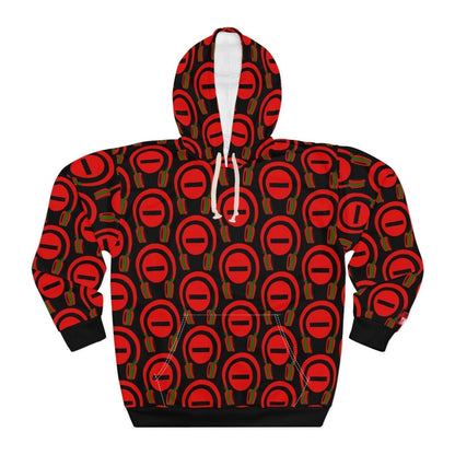 Graphic All - Over Print Black Do Not Disturb Hoodie, Gifts for Music Fans – Do Not Disturb, I’m Vibing. | US - Ohhh So Swag