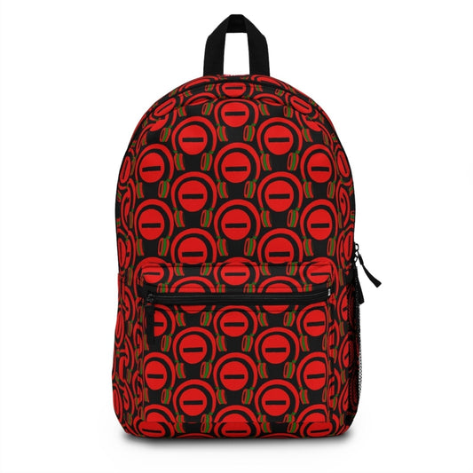 Black Graphic Backpack for Music Lover with Do Not Disturb Graphic | US - Ohhh So Swag