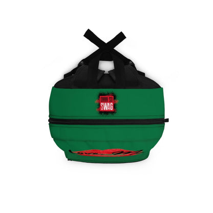 Graphic Backpack, Red Kiss Lips, Purple Heart (Green) – Love, Me. | US - Ohhh So Swag