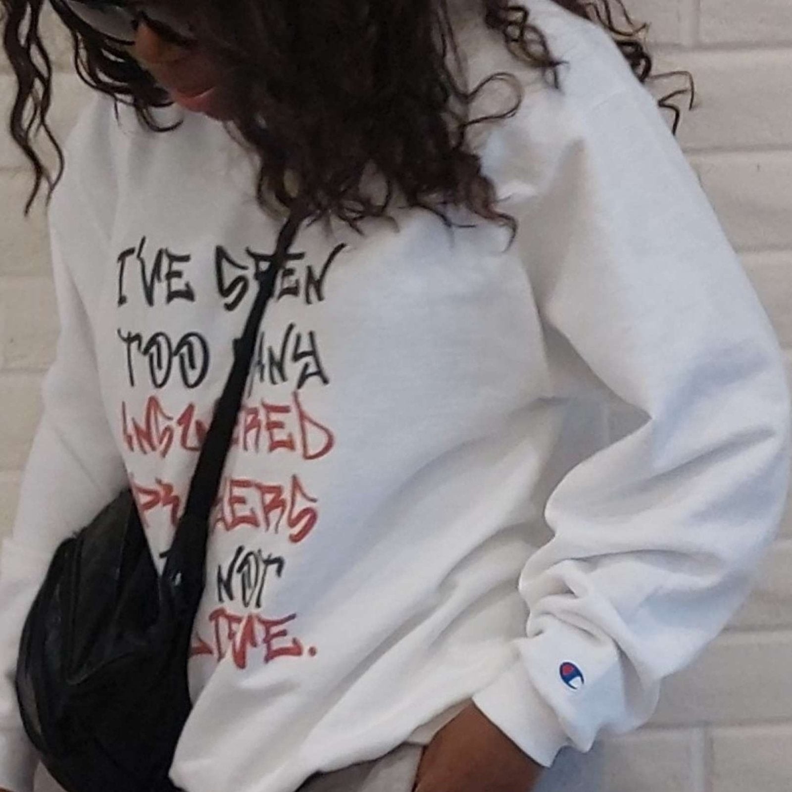 Graphic Champion® Sweatshirt – I’ve Seen Too Many Answered Prayers to Not Believe | US - Ohhh So Swag
