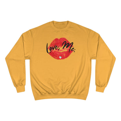 Graphic Champion Sweatshirt, Red Kiss Lips, Green Heart – Love, Me. | US - Ohhh So Swag