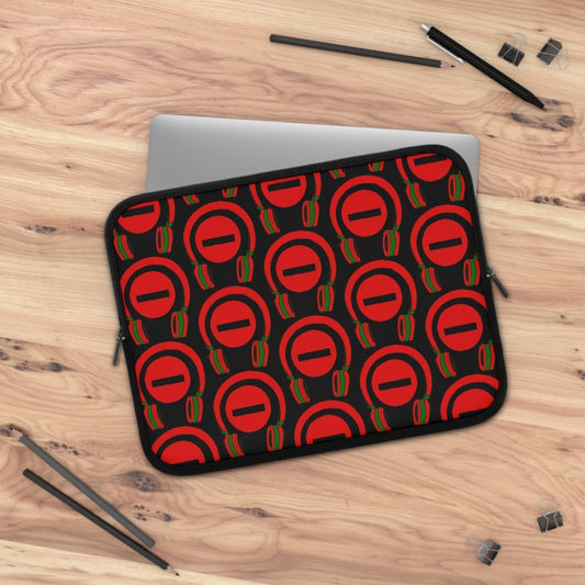 Neoprene Water Resistant Laptop Sleeve for Music Lover, Black – Do Not Disturb, I'm Vibing. | US - Ohhh So Swag