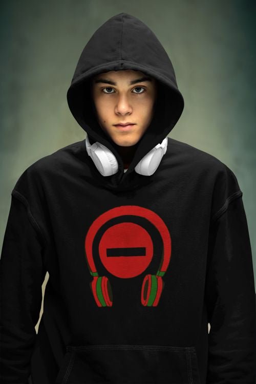 Graphic Pullover Do Not Disturb Hoodie, Cool Gift for Music Lover – Do Not Disturb, I'm Vibing. | CA - Ohhh So Swag