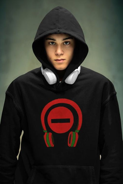 Graphic Pullover Do Not Disturb Hoodie, Cool Gift for Music Lover – Do Not Disturb, I'm Vibing. | CA - Ohhh So Swag