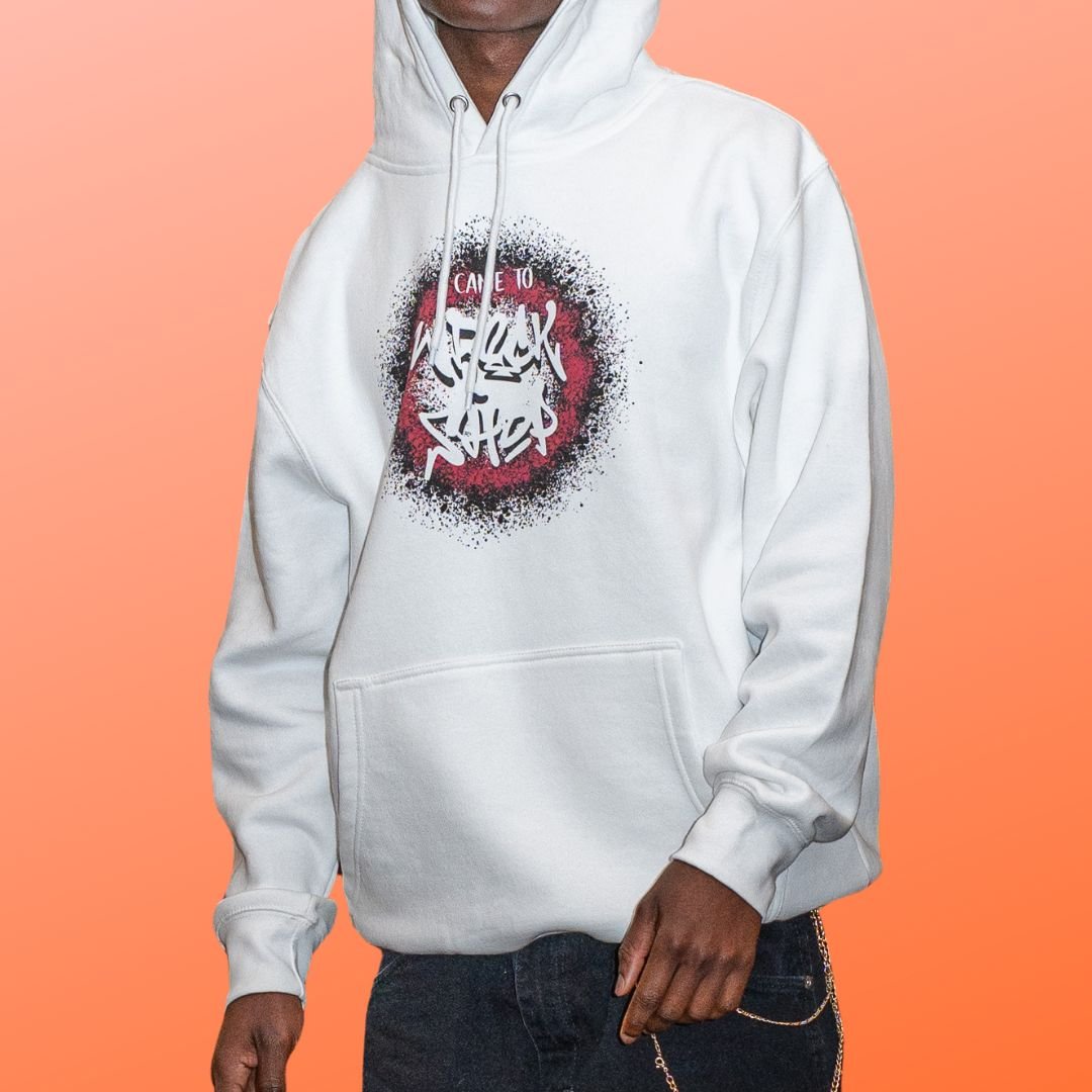 Graphic Pullover Hoodie – I Came to Wreck Shop | CA - Ohhh So Swag