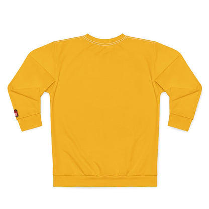 Graphic Sweatshirt, Large Print (Yellow) – Do Not Disturb, I'm Vibing. | US - Ohhh So Swag