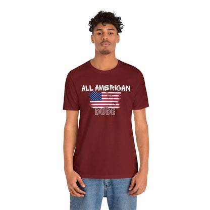 Graphic Tee, Classic Soft Style, Short Sleeve – All American Dude | US - Ohhh So Swag