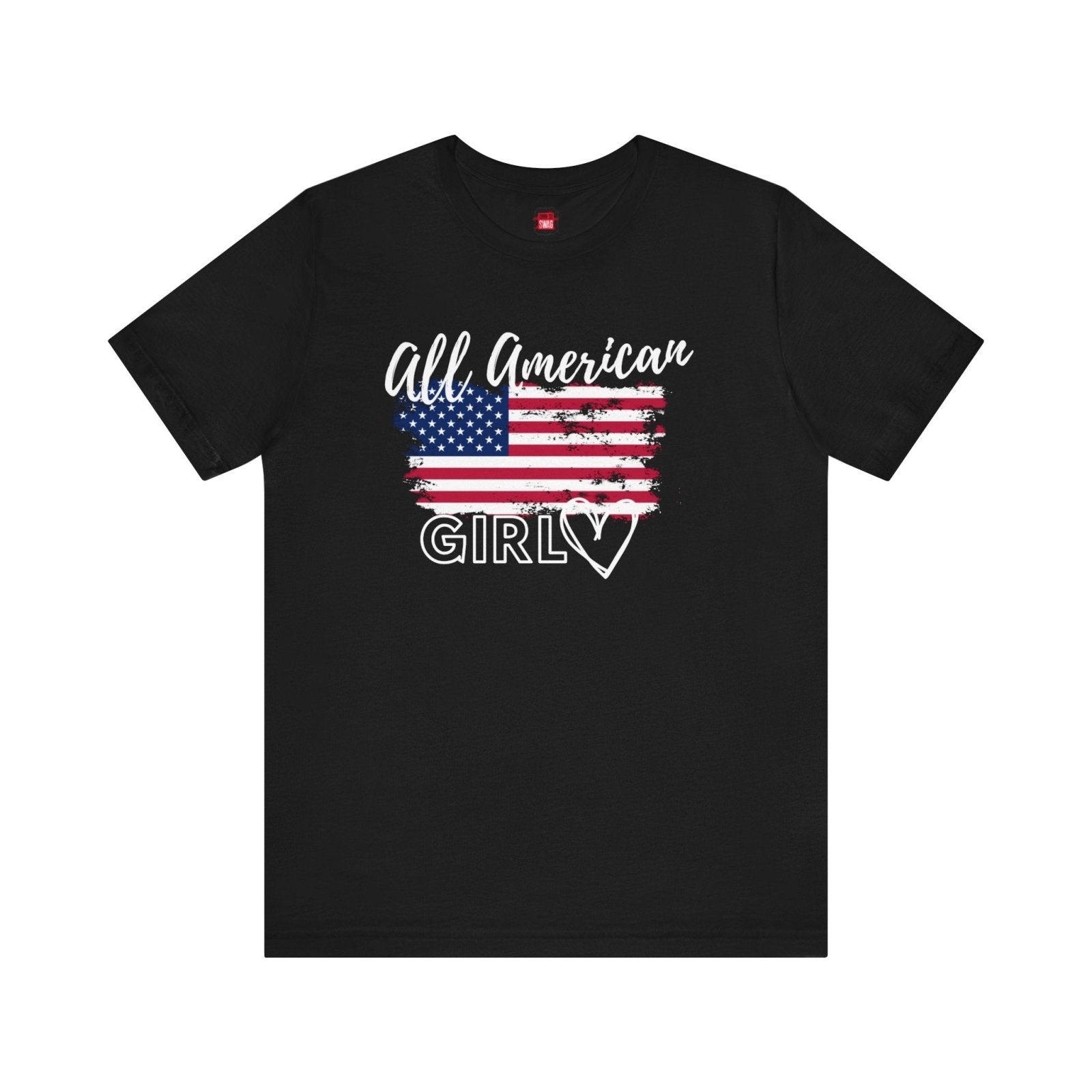 Graphic Tee, Classic Soft Style, Short Sleeve – All American Girl | US - Ohhh So Swag