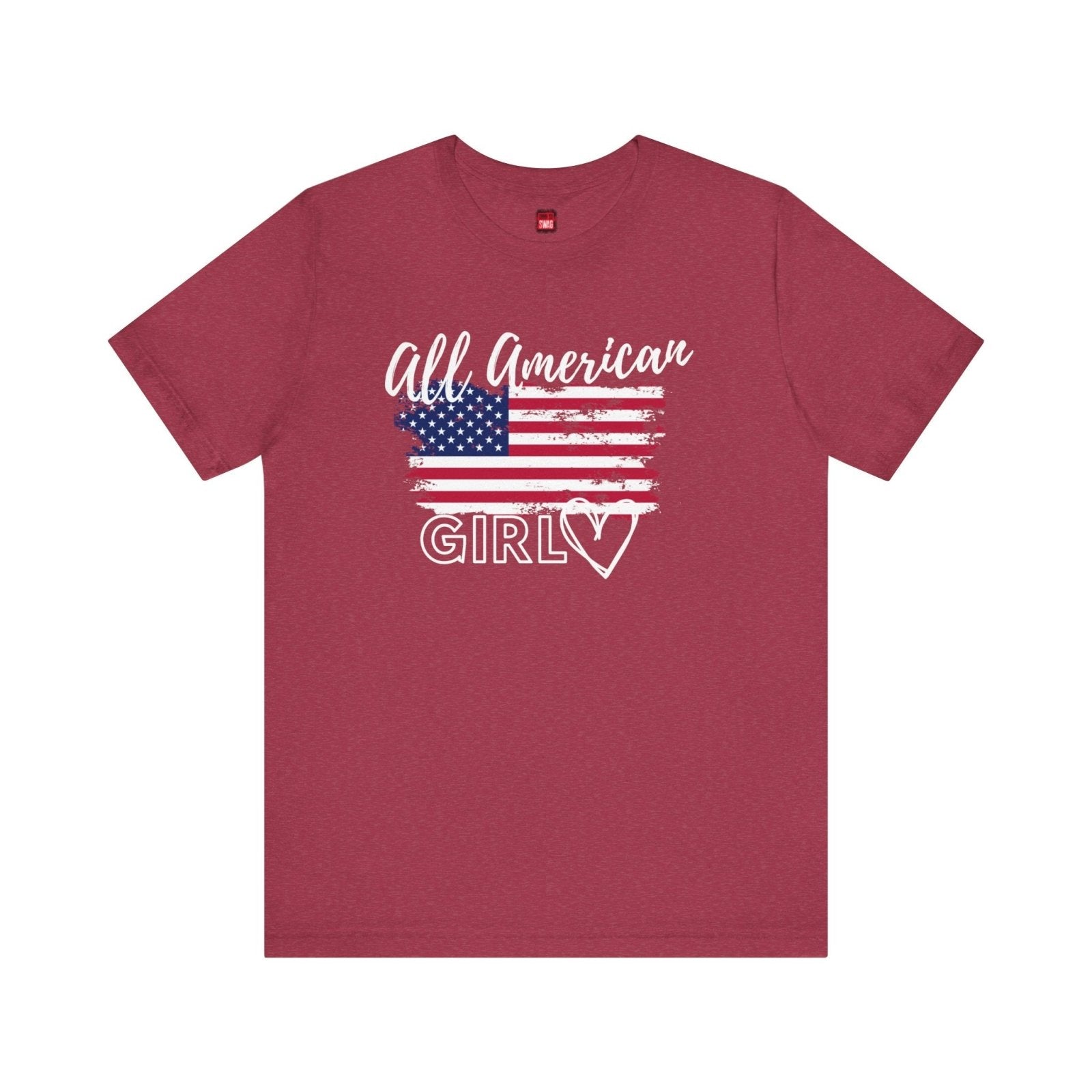 Graphic Tee, Classic Soft Style, Short Sleeve – All American Girl | US - Ohhh So Swag