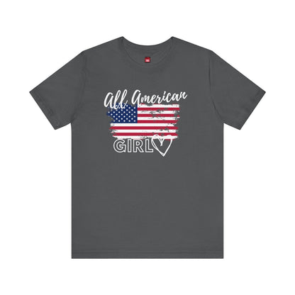 Graphic Tee, Classic Soft Style, Short Sleeve – All American Girl | US - Ohhh So Swag