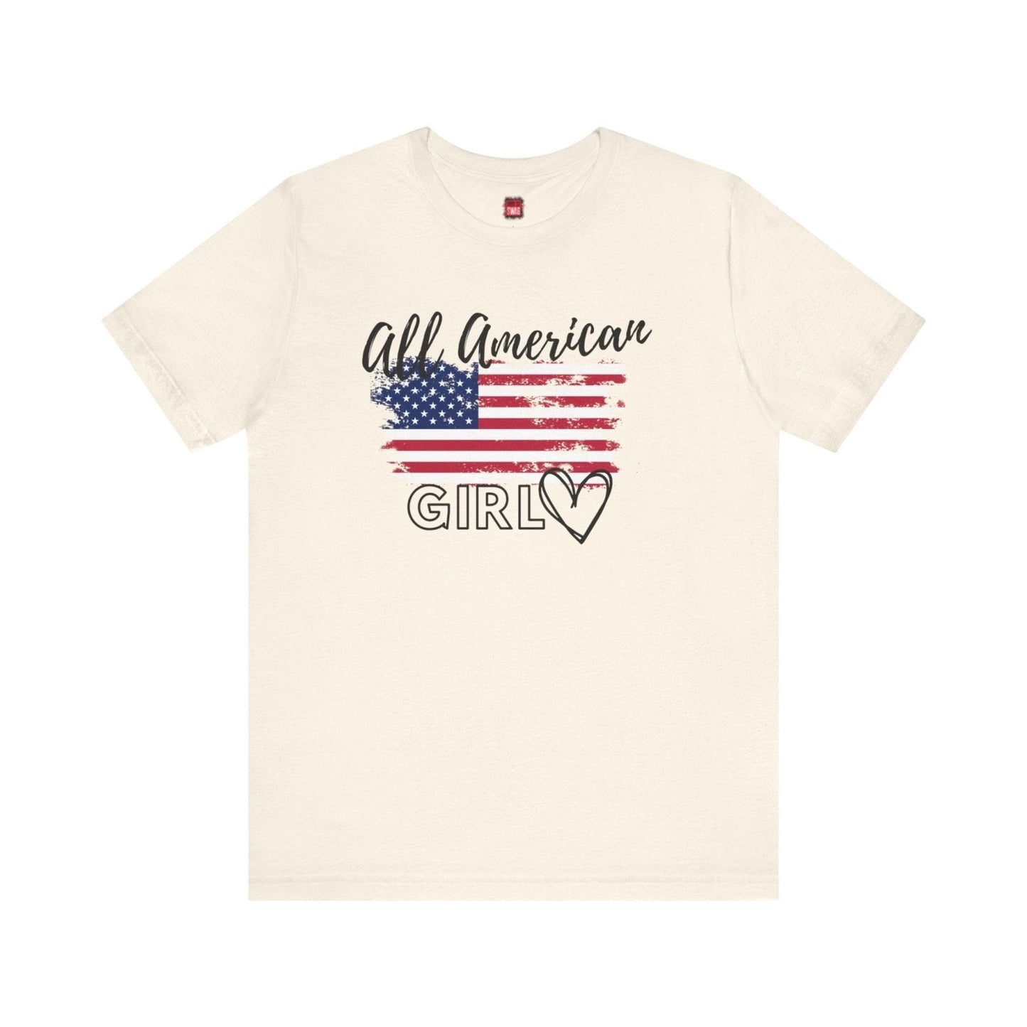 Graphic Tee, Classic Soft Style, Short Sleeve – All American Girl | US - Ohhh So Swag