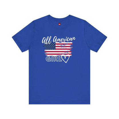 Graphic Tee, Classic Soft Style, Short Sleeve – All American Girl | US - Ohhh So Swag