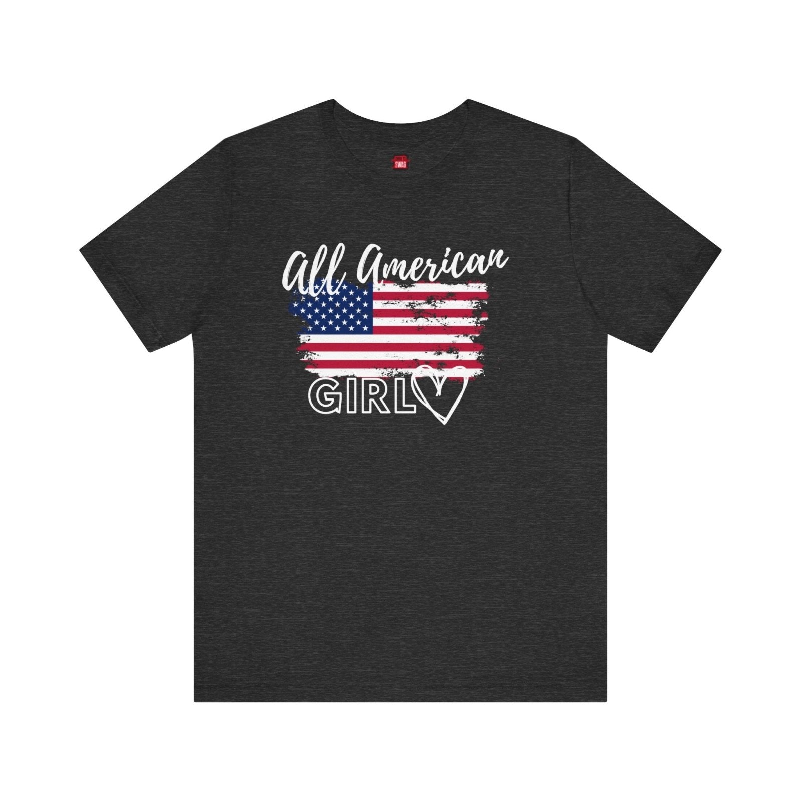 Graphic Tee, Classic Soft Style, Short Sleeve – All American Girl | US - Ohhh So Swag