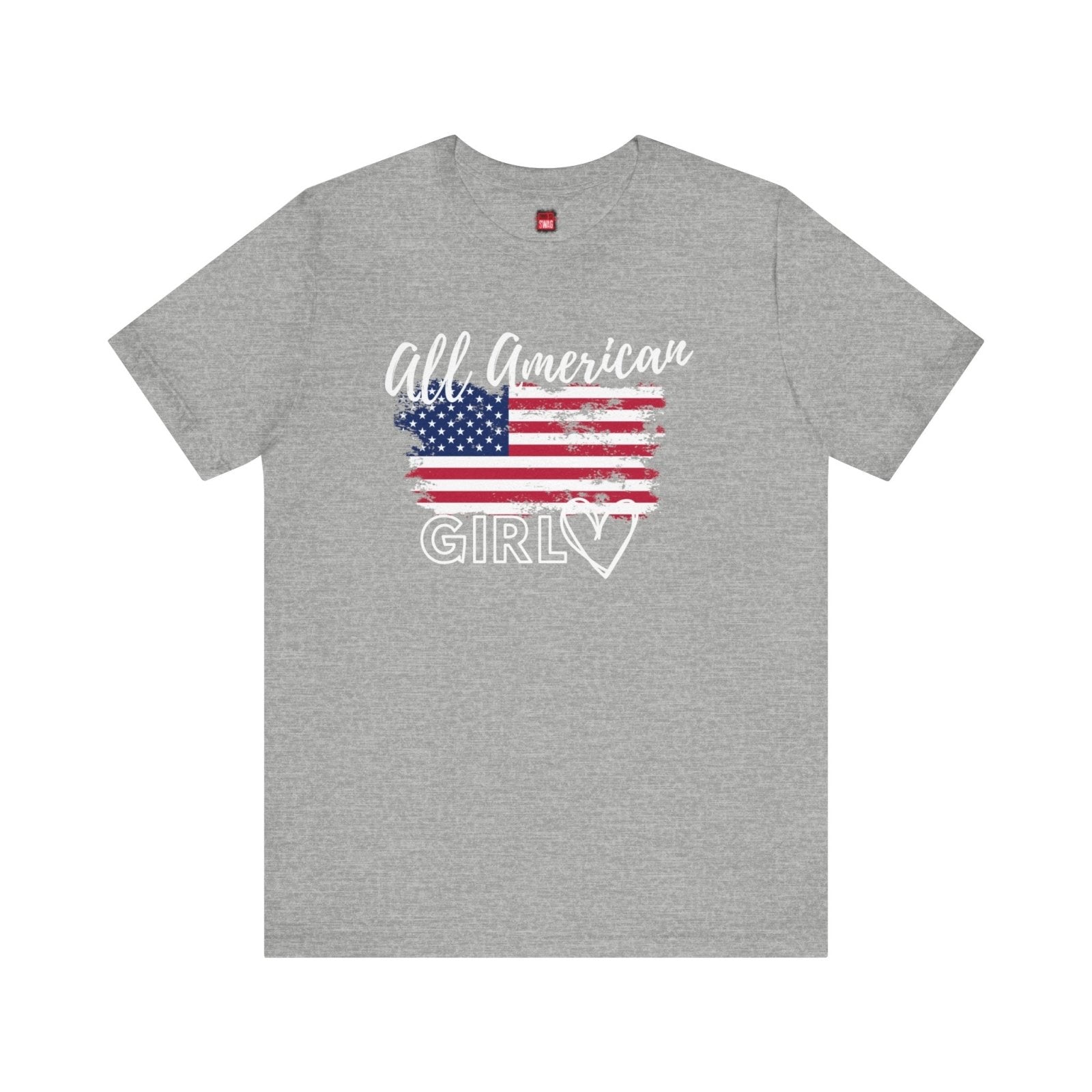 Graphic Tee, Classic Soft Style, Short Sleeve – All American Girl | US - Ohhh So Swag