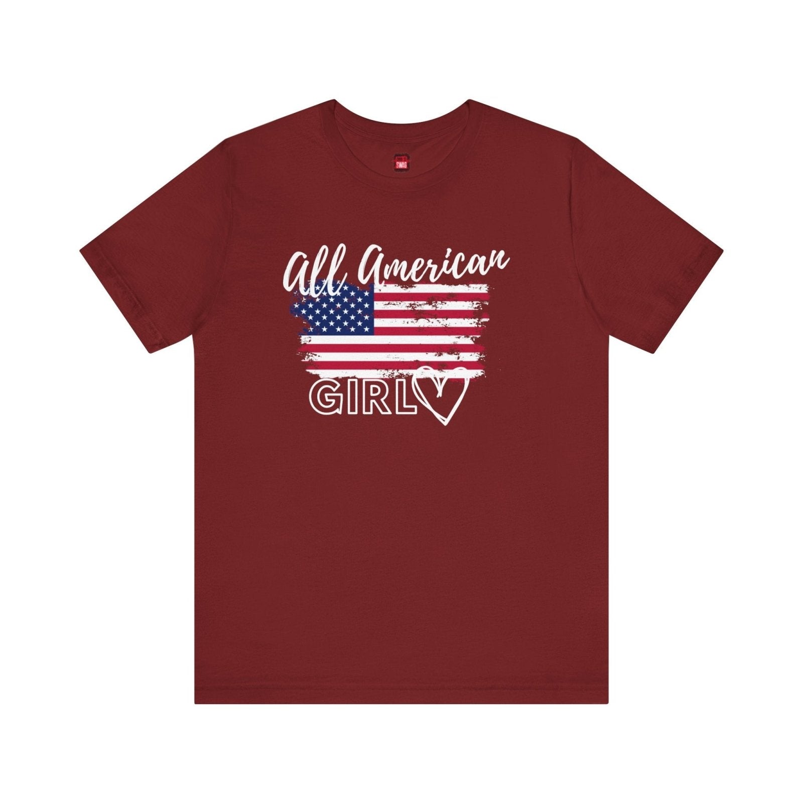 Graphic Tee, Classic Soft Style, Short Sleeve – All American Girl | US - Ohhh So Swag