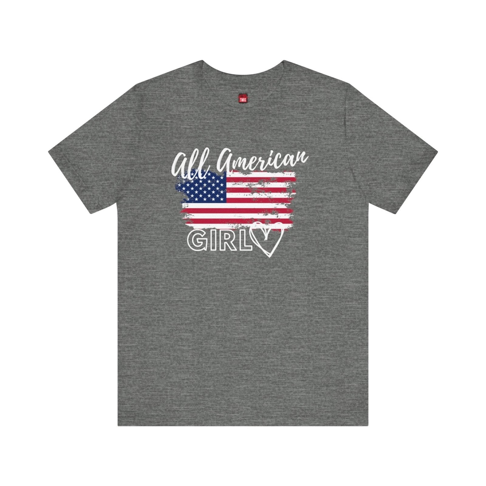 Graphic Tee, Classic Soft Style, Short Sleeve – All American Girl | US - Ohhh So Swag