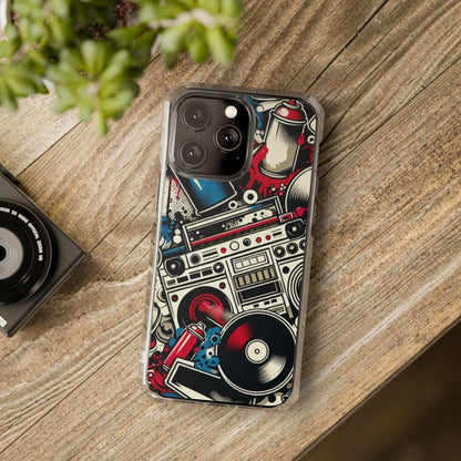 Hip Hop Culture 90s Aesthetic Magnetic Phone Case for Apple iPhone 14, iPhone 15 and iPhone 16, Graffiti MagSafe Compatible Phone Cases | US - Ohhh So Swag