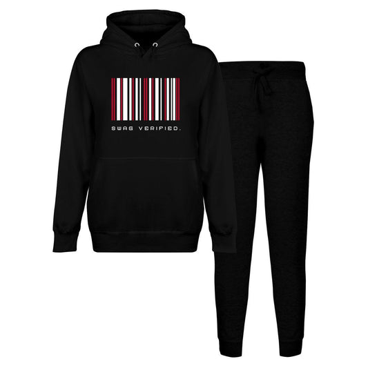 Hoodie Lounge Set / Sweatsuit Set for Men, Women - Swag Verified. Barcode | US - Ohhh So Swag