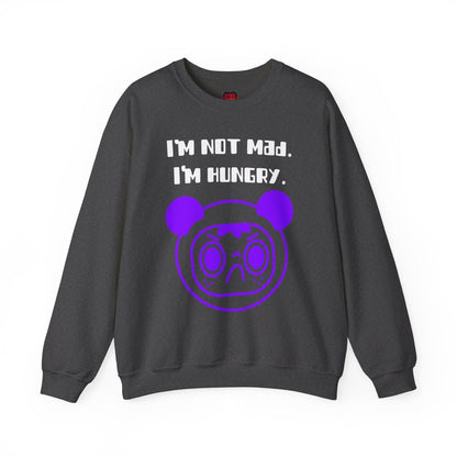 I'm Not Mad. I'm Hungry. Funny Foodie Crewneck Sweatshirt for Men, Women | CA - Ohhh So Swag