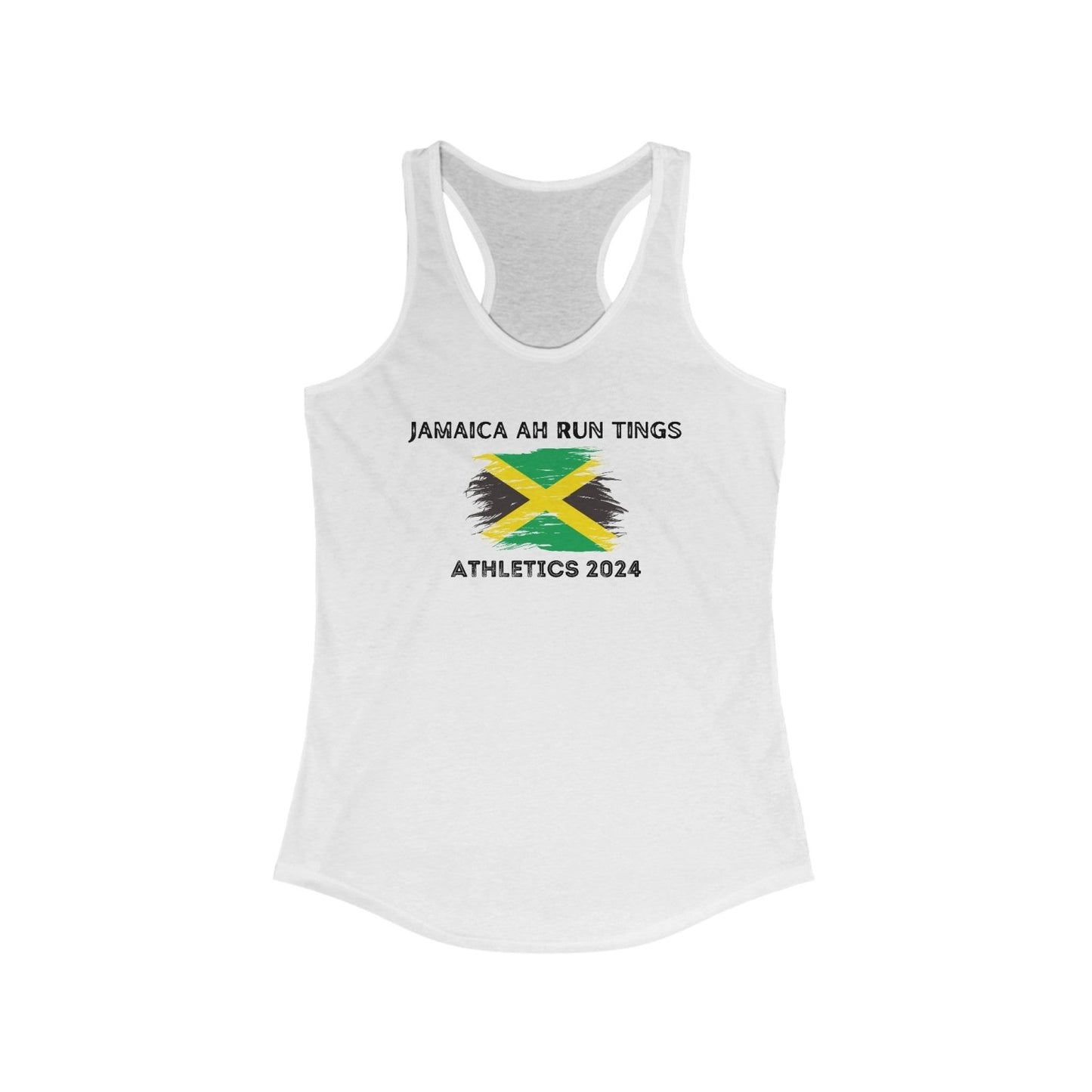 Jamaica Ah Run Tings - Athletics 2024 Racerback Tank Top | US - Ohhh So Swag