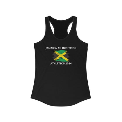 Jamaica Ah Run Tings - Athletics 2024 Racerback Tank Top | US - Ohhh So Swag