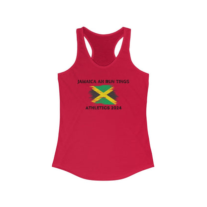 Jamaica Ah Run Tings - Athletics 2024 Racerback Tank Top | US - Ohhh So Swag