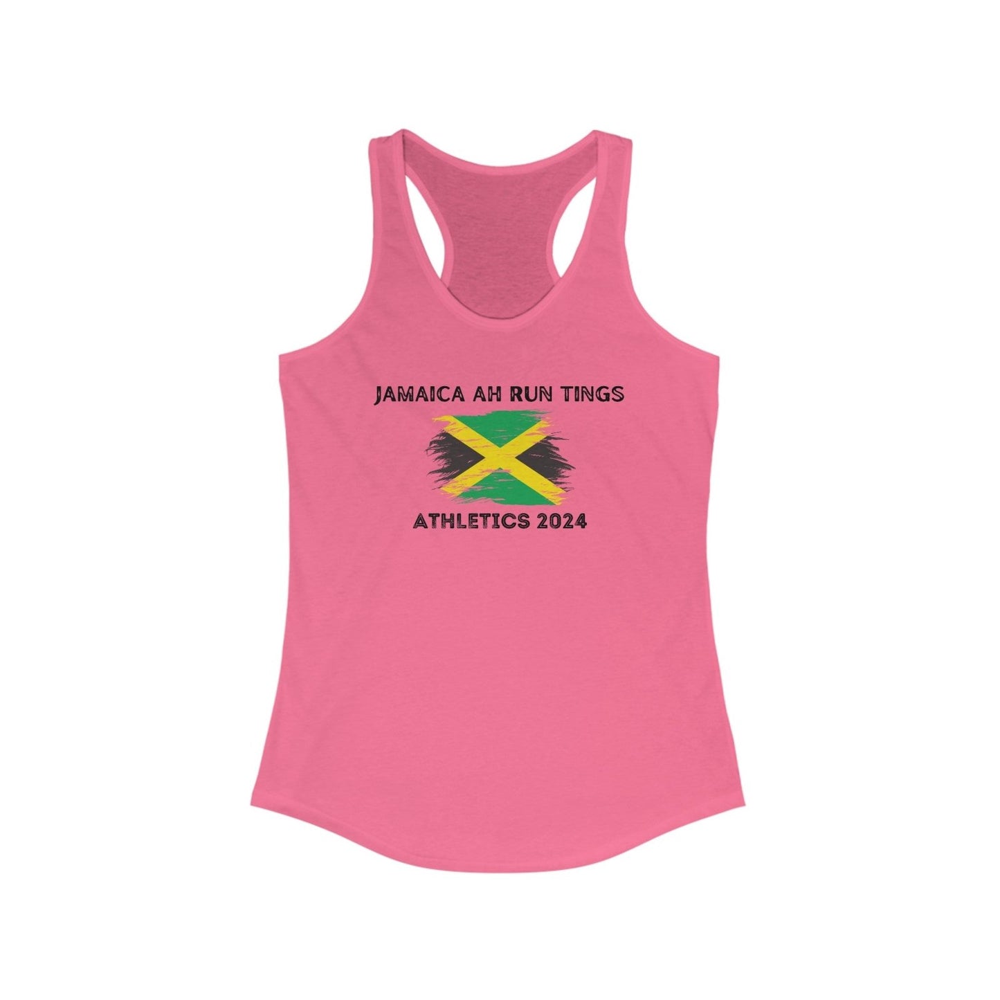 Jamaica Ah Run Tings - Athletics 2024 Racerback Tank Top | US - Ohhh So Swag