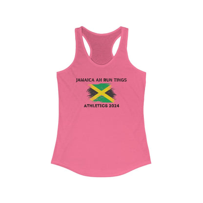 Jamaica Ah Run Tings - Athletics 2024 Racerback Tank Top | US - Ohhh So Swag