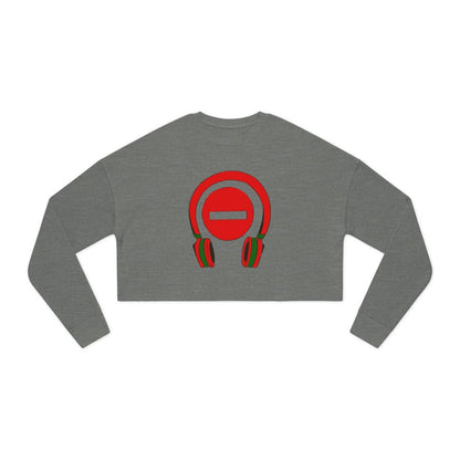 Long Sleeve Crop Top Do Not Disturb Sweatshirt, Gift for Musical Lover - Do Not Disturb, I’m Vibing. | US - Ohhh So Swag