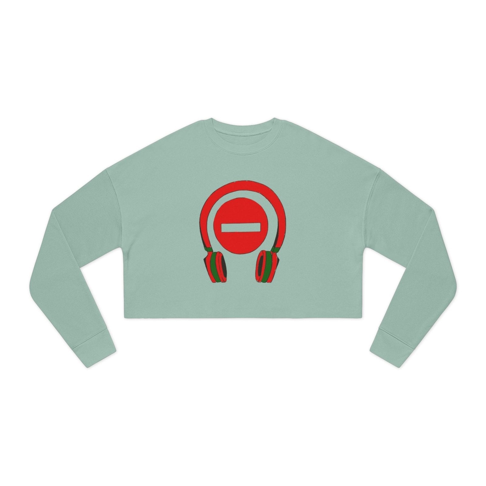 Long Sleeve Crop Top Do Not Disturb Sweatshirt, Gift for Musical Lover - Do Not Disturb, I’m Vibing. | US - Ohhh So Swag