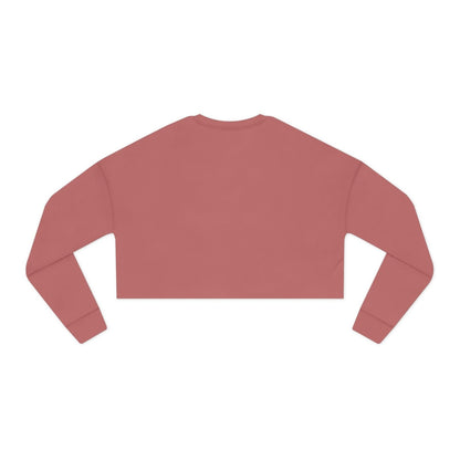Long Sleeve Crop Top Sweatshirt, Red Kiss Lips, Green Heart - Love, Me. | US - Ohhh So Swag
