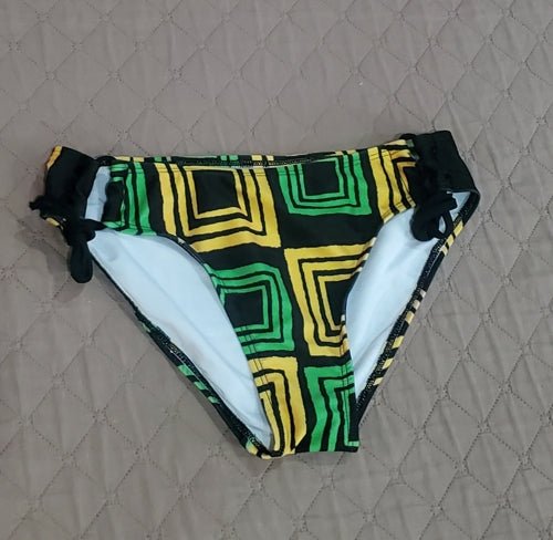 Loop Tie Side Bikini Bottom, Jamaica Colours – J.A. Squared | US - Ohhh So Swag