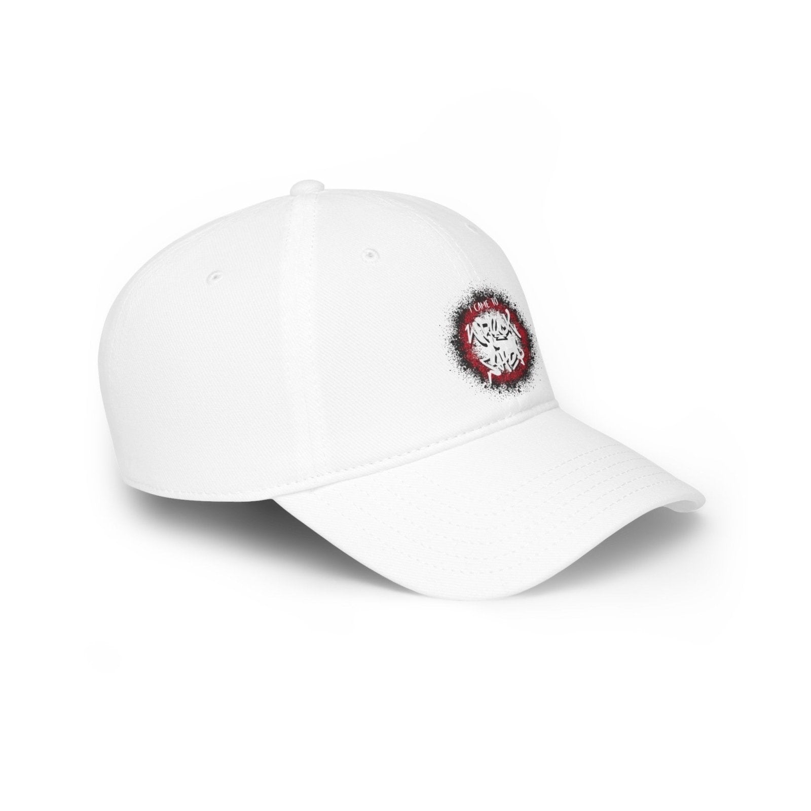 Low Profile Otto Baseball Cap (White Letters) - I Came to Wreck Shop | CA - Ohhh So Swag