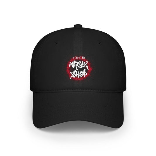 Low Profile Otto® Graffiti Baseball Cap (White Letters) - I Came to Wreck Shop | CA - Ohhh So Swag