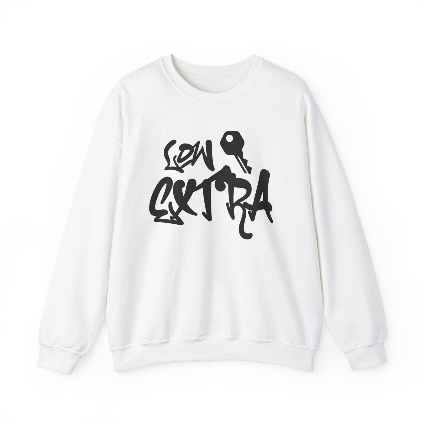 Men's and Women's Unisex Medium Heavy Crewneck Sweatshirt - Lowkey Extra | CA - Ohhh So Swag