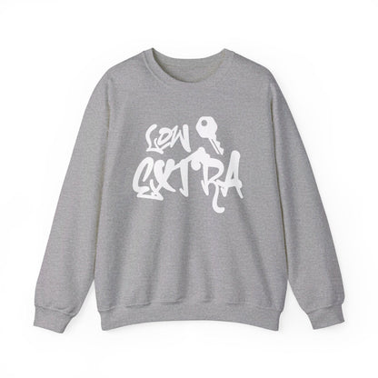 Men's and Women's Unisex Medium Heavy Crewneck Sweatshirt - Lowkey Extra | CA - Ohhh So Swag