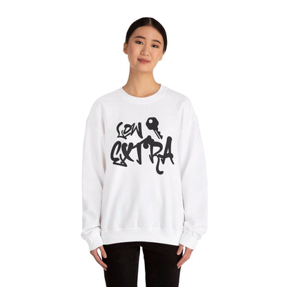 Men's and Women's Unisex Medium Heavy Crewneck Sweatshirt - Lowkey Extra | CA - Ohhh So Swag