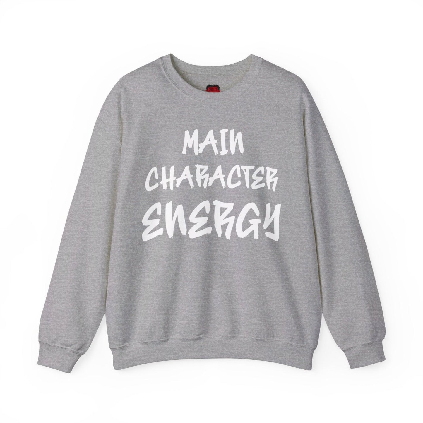 Men's and Women's Unisex Medium Heavy Crewneck Sweatshirt - Main Character Energy | US - Ohhh So Swag