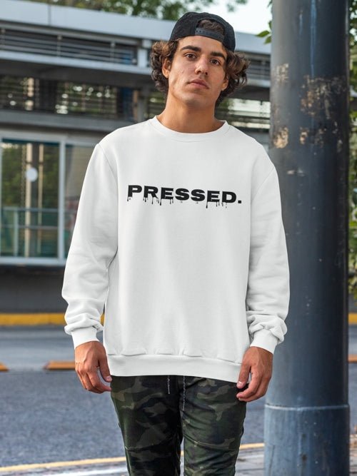 Men's and Women's Unisex Medium Heavy Crewneck Sweatshirt - Pressed | CA - Ohhh So Swag