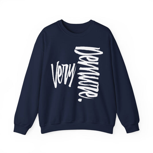 Men's and Women's Unisex Medium Heavy Crewneck Sweatshirt - Very Demure | CA - Ohhh So Swag