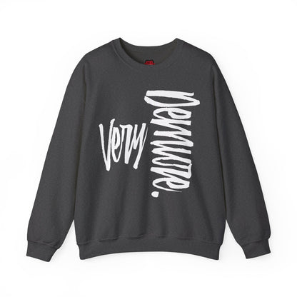 Men's and Women's Unisex Medium Heavy Crewneck Sweatshirt - Very Demure | US - Ohhh So Swag